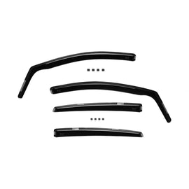 Set deflettori anteriori e posteriori per Mercedes Classe B W245 2005-2011, con 5 porte, scuro fumé, 4 pezzi
