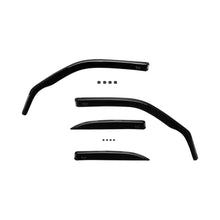 Set deflettori anteriori e posteriori per Mercedes Classe C W202 berlina 1993-2000, con 4 porte, scuro fumé, 4 pezzi