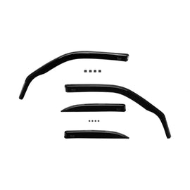 Set deflettori anteriori e posteriori per Mercedes Classe C W202 berlina 1993-2000, con 4 porte, scuro fumé, 4 pezzi