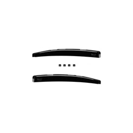 Set deflettori anteriori e posteriori per Mercedes Classe C W205 berlina 2014-2020, con 4 porte, scuro fumé, 4 pezzi