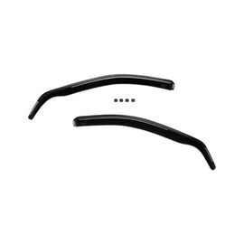 Set deflettori anteriori e posteriori per Mercedes Classe C W203 berlina 2000-2007, con 4 porte, scuro fumé, 4 pezzi