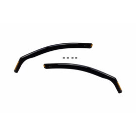 Set deflettori anteriori e posteriori per Mercedes Classe C W205 station wagon 2014-2020, con 5 porte, scuro fumé, 4