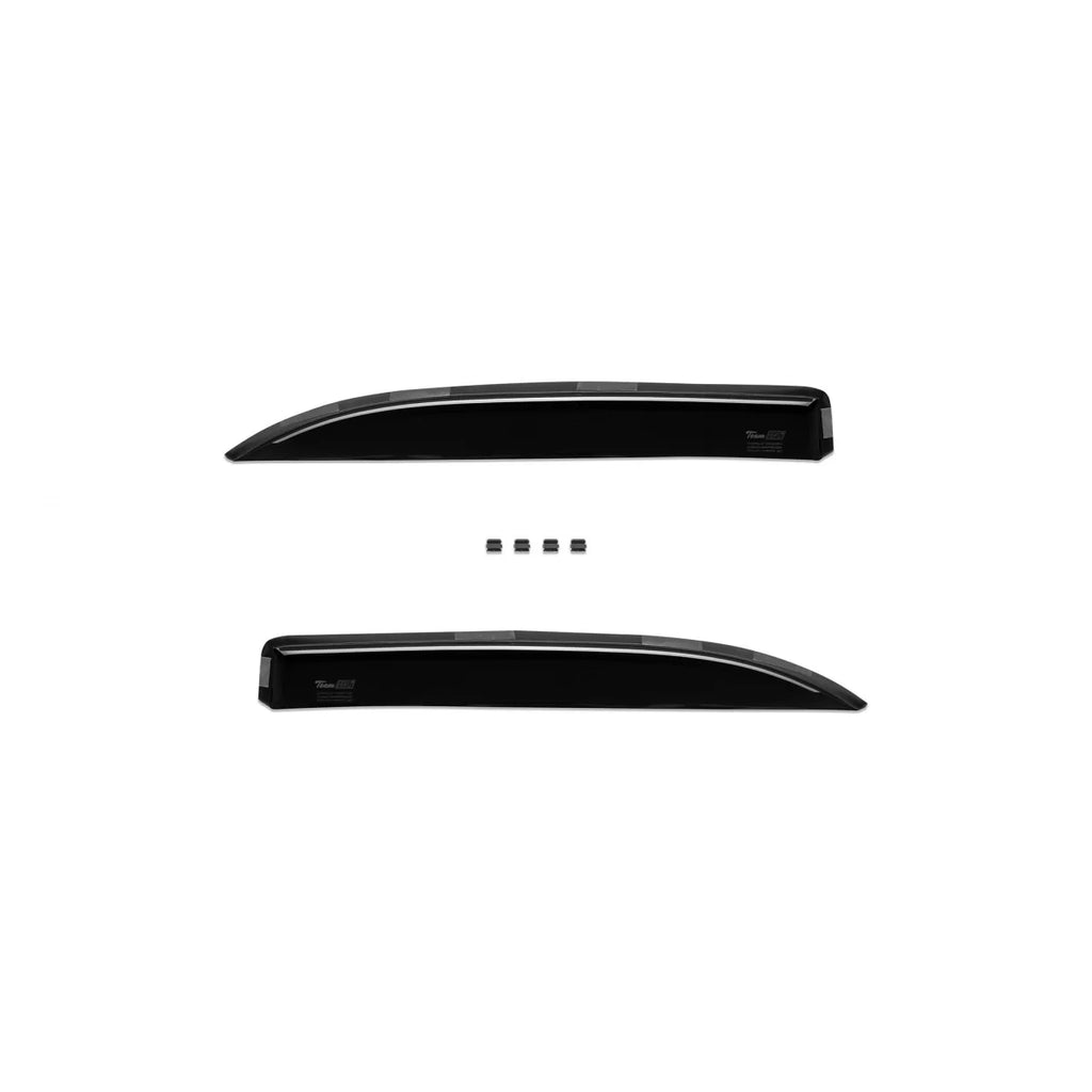 Set deflettori anteriori e posteriori per Mercedes Classe C W202 berlina 1993-2000, con 4 porte, scuro fumé, 4 pezzi