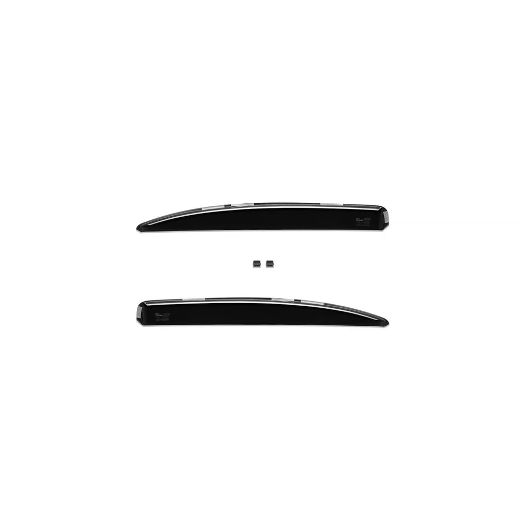 Set deflettori anteriori e posteriori per Mercedes Classe C W204 berlina 2007-2014, con 4 porte, scuro fumé, 4 pezzi