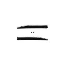Set deflettori anteriori e posteriori per Mercedes Classe C W204 berlina 2007-2014, con 4 porte, scuro fumé, 4 pezzi