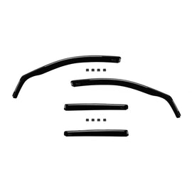 Set deflettori anteriori e posteriori per Mercedes C W204 5 porte station wagon 2007-2014, scuro fumé, 4 pezzi