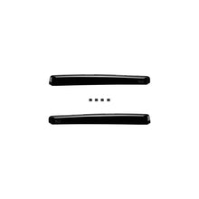 Set deflettori anteriori e posteriori per Mercedes C W204 5 porte station wagon 2007-2014, scuro fumé, 4 pezzi