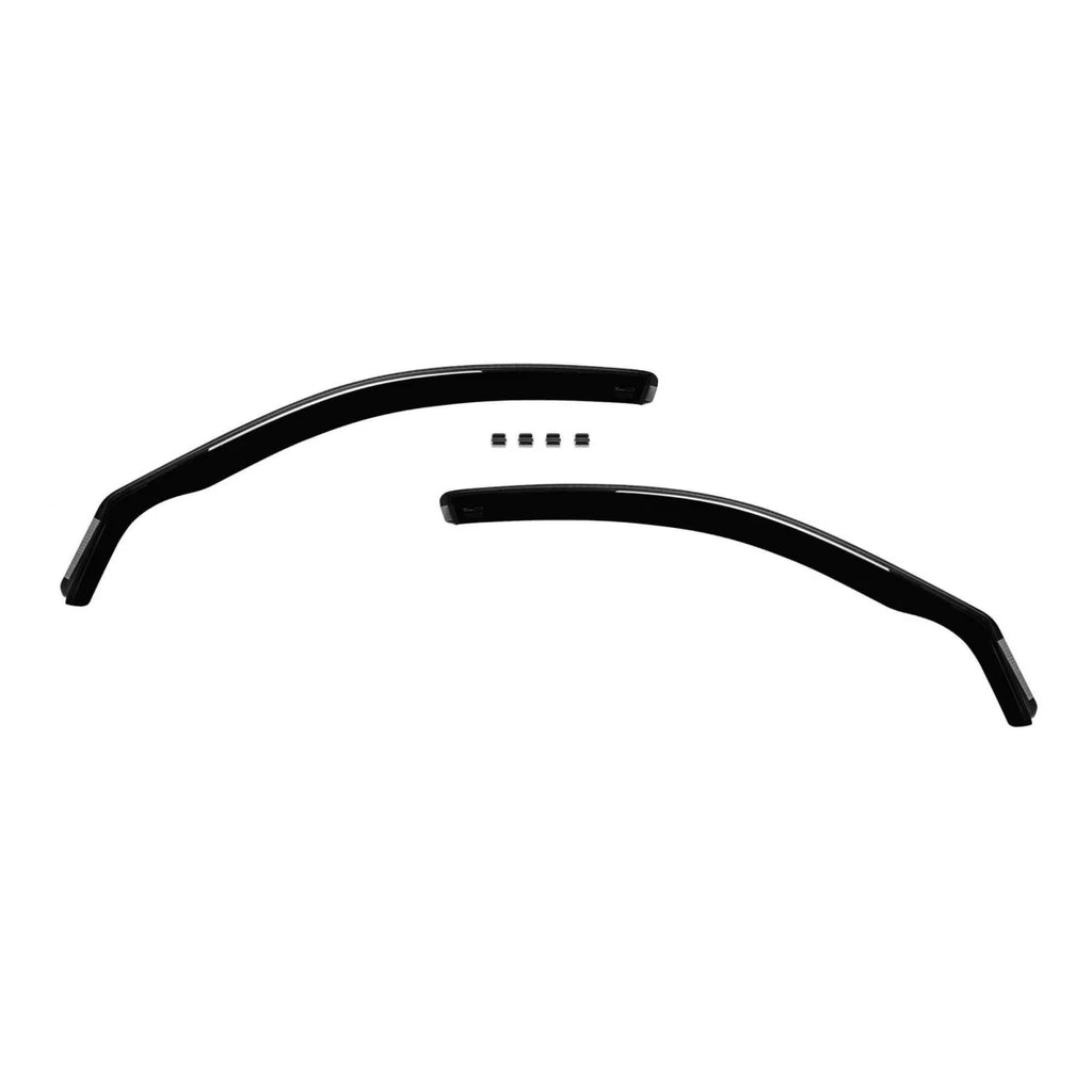 Set deflettori anteriori e posteriori per Mercedes Classe E W212 berlina 2009-2016, con 4 porte, scuro fumé, 4 pezzi