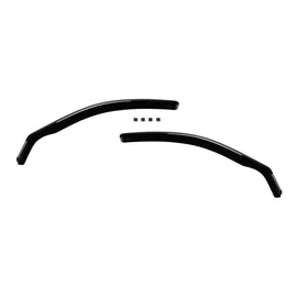 Set deflettori anteriori e posteriori per Mercedes Classe E W212 berlina 2009-2016, con 4 porte, scuro fumé, 4 pezzi