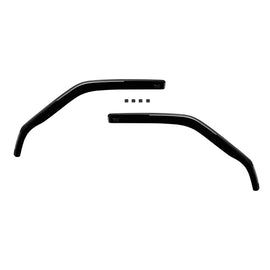 Set deflettori anteriori e posteriori per Mercedes Classe E W124 berlina 1984-1997, con 4 porte, scuro fumé, 4 pezzi