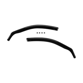 Set deflettori anteriori e posteriori per Mercedes Classe E W211 station wagon 2002-2009, con 5 porte, scuro fumé, 4