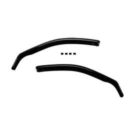 Set deflettori anteriori e posteriori per Mercedes Classe E W211 berlina 2002-2009, con 4 porte, scuro fumé, 4 pezzi