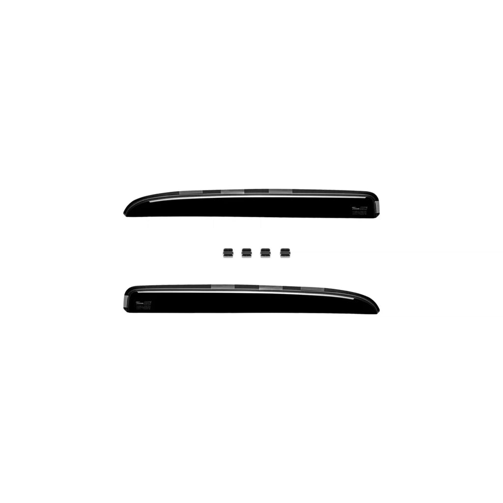 Set deflettori anteriori e posteriori per Mercedes Classe E W124 berlina 1984-1997, con 4 porte, scuro fumé, 4 pezzi