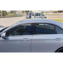 Set deflettori anteriori e posteriori per Mercedes Classe E W213 dal 2016, con 4 porte, scuro fumé, 4 pezzi