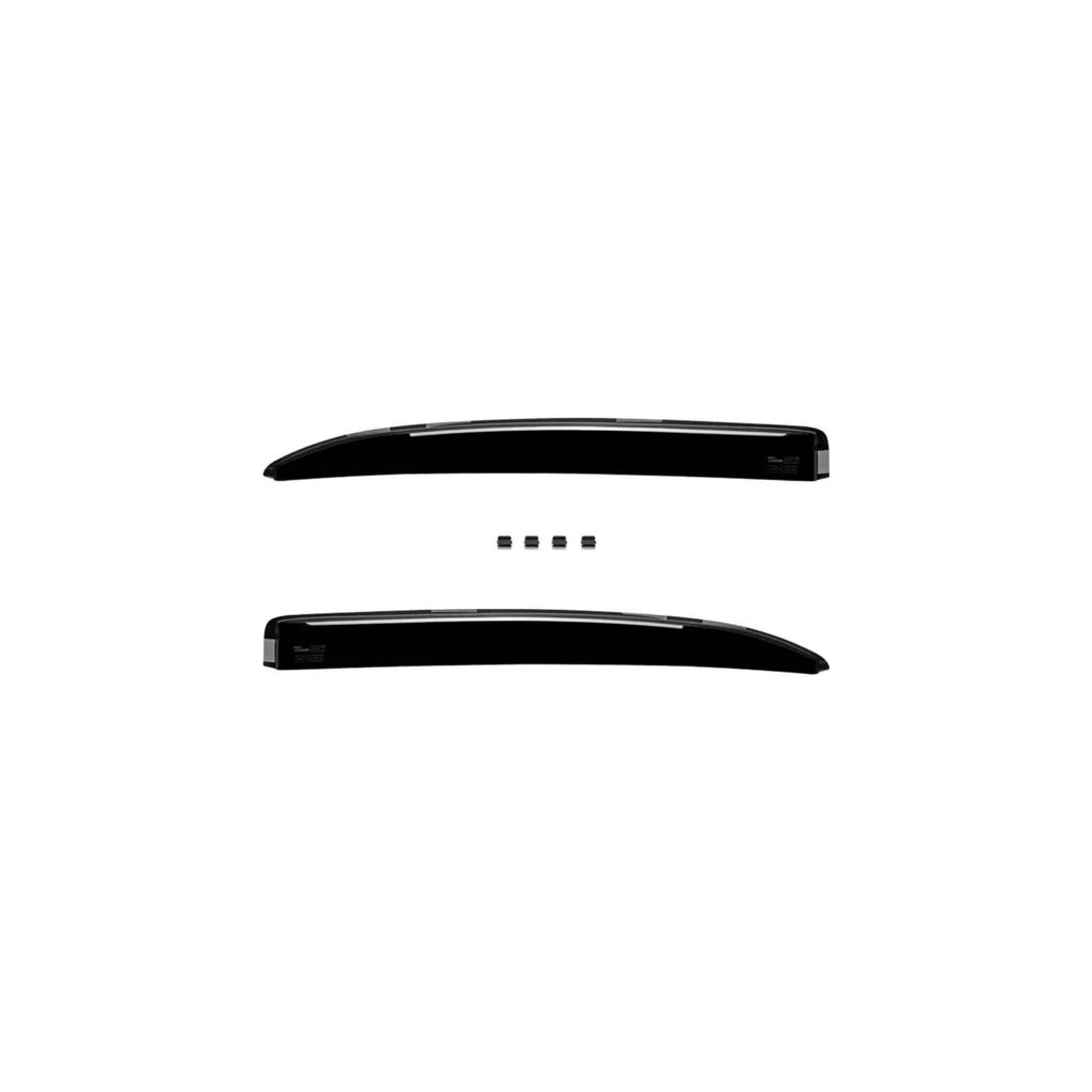 Set deflettori anteriori e posteriori per Mercedes Classe E W212 berlina 2009-2016, con 4 porte, scuro fumé, 4 pezzi