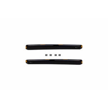 Set deflettori anteriori e posteriori per Mercedes Classe E W212 station wagon 2009-2016, con 5 porte, scuro fumé, 4