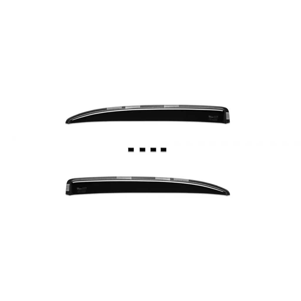 Set deflettori anteriori e posteriori per Mercedes Classe E W210 berlina 1995-2002, con 4 porte, scuro fumé, 4 pezzi