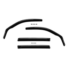 Set deflettori anteriori e posteriori per Mercedes ML W163 1997-2005, scuro fumé, 4 pezzi