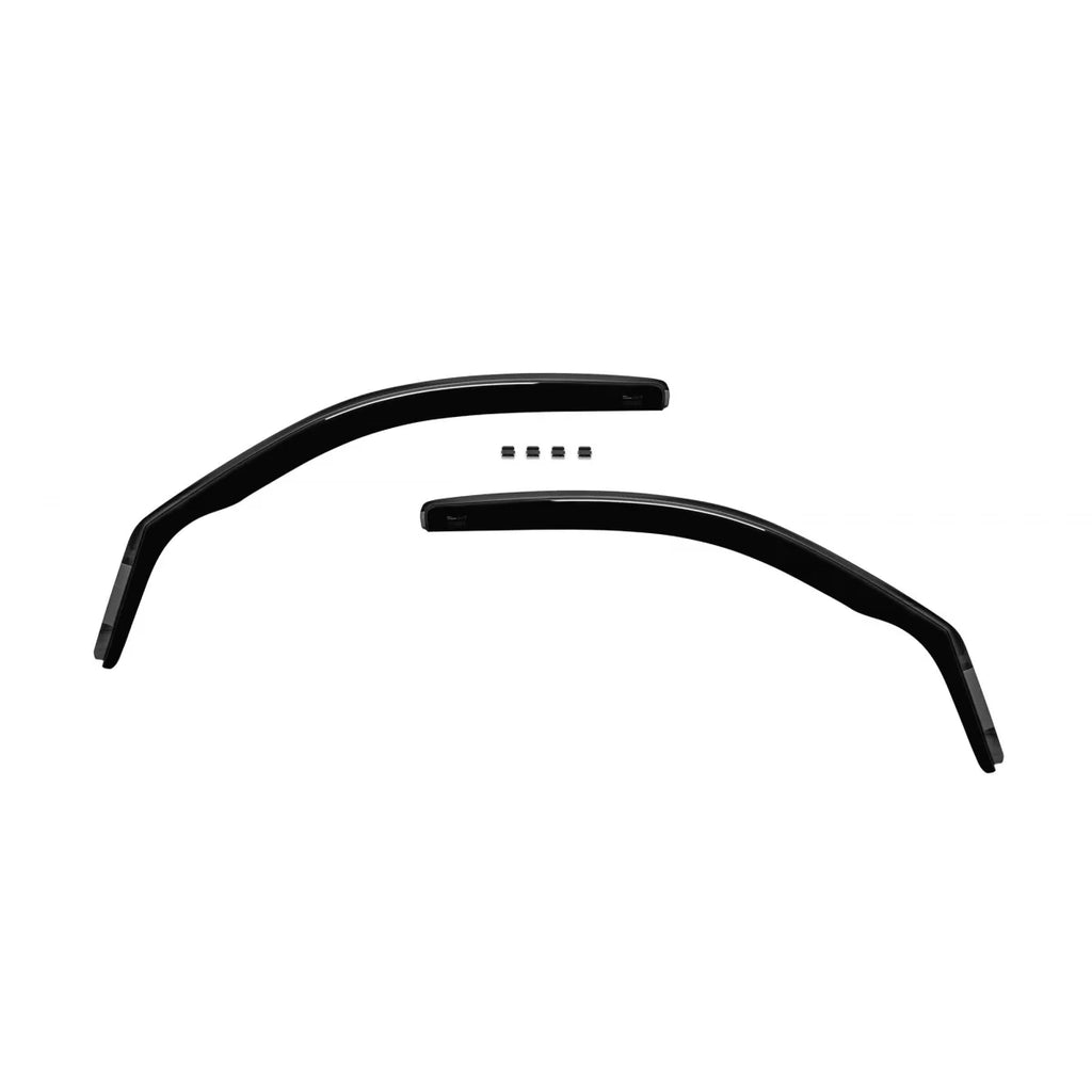 Set deflettori anteriori e posteriori per Mercedes ML W163 1997-2005, scuro fumé, 4 pezzi