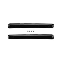 Carica l'immagine nel visualizzatore di Gallery, Set deflettori anteriori e posteriori per Mercedes ML W164 2005-2011, scuro fumé, 4 pezzi