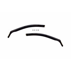 Set deflettori anteriori e posteriori per Mercedes Classe S W221 2007-2013, lungo passo, con 4 porte, scuro fumé, 4