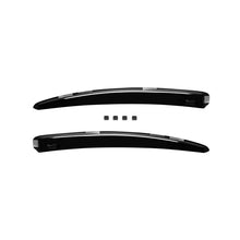Carica l'immagine nel visualizzatore di Gallery, Set deflettori anteriori e posteriori per Mercedes Classe S W221 2005-2013, corto passo, con 4 porte, scuro fumé, 4