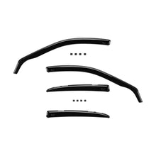 Set deflettori anteriori e posteriori per Mitsubishi Galant EAO berlina 1997-2003, con 5 porte, scuro fumé, 4 pezzi