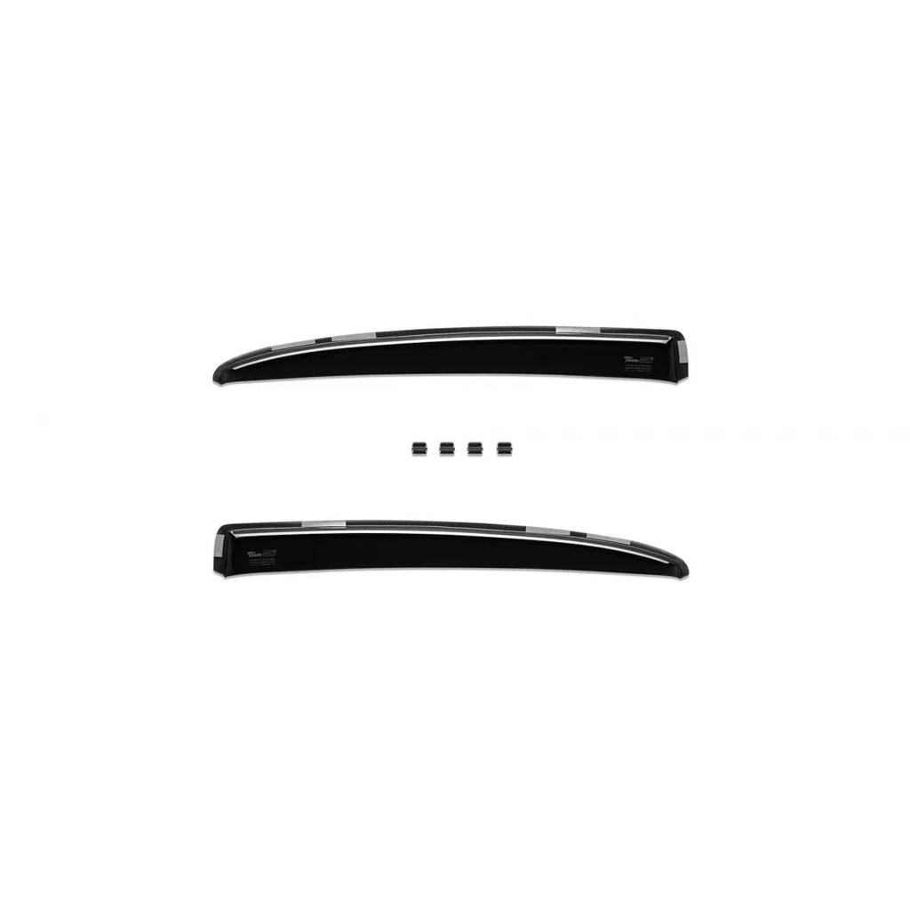 Set deflettori anteriori e posteriori per Mitsubishi Galant EAO berlina 1997-2003, con 5 porte, scuro fumé, 4 pezzi