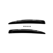 Carica l'immagine nel visualizzatore di Gallery, Set deflettori anteriori e posteriori per Mitsubishi Lancer 2008-2017, con 4/5 porte, scuro fumé, 4 pezzi