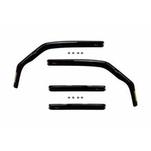 Set deflettori anteriori e posteriori per Mitsubishi Pajero wagon 2000-2018, con 5 porte, scuro fumé, 4 pezzi