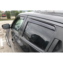 Set deflettori anteriori e posteriori per Nissan Juke 2010-2019, con 5 porte, scuro fumé, 4 pezzi