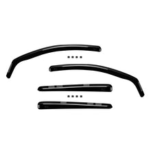 Set deflettori anteriori e posteriori per Nissan Qashqai 2007-2013, scuro fumé, 4 pezzi