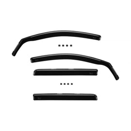 Set deflettori anteriori e posteriori per Opel Astra G station wagon 1998-2009, con 5 porte, scuro fumé, 4 pezzi