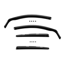 Carica l'immagine nel visualizzatore di Gallery, Set deflettori anteriori e posteriori per Opel Astra H hatchback 2004-2014, con 5 porte, scuro fumé, 4 pezzi