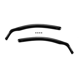 Set deflettori anteriori e posteriori per Opel Astra H station wagon 2004-2014, con 5 porte, scuro fumé, 4 pezzi