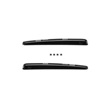 Carica l'immagine nel visualizzatore di Gallery, Set deflettori anteriori e posteriori per Opel Astra H hatchback 2004-2014, con 5 porte, scuro fumé, 4 pezzi