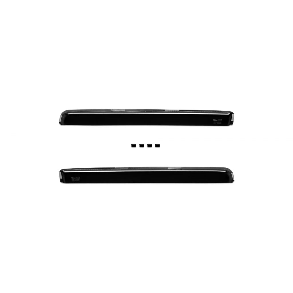 Set deflettori anteriori e posteriori per Opel Astra H station wagon 2004-2014, con 5 porte, scuro fumé, 4 pezzi