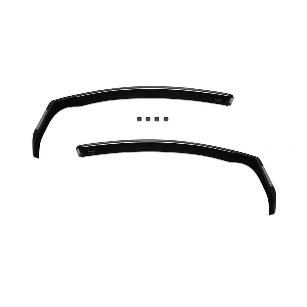 Set deflettori anteriori e posteriori per Opel Astra J station wagon 2011-2015, con 5 porte, scuro fumé, 4 pezzi