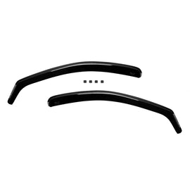 Set deflettori anteriori e posteriori per Opel Corsa B 1993-2001, con 5 porte, scuro fumé, 4 pezzi