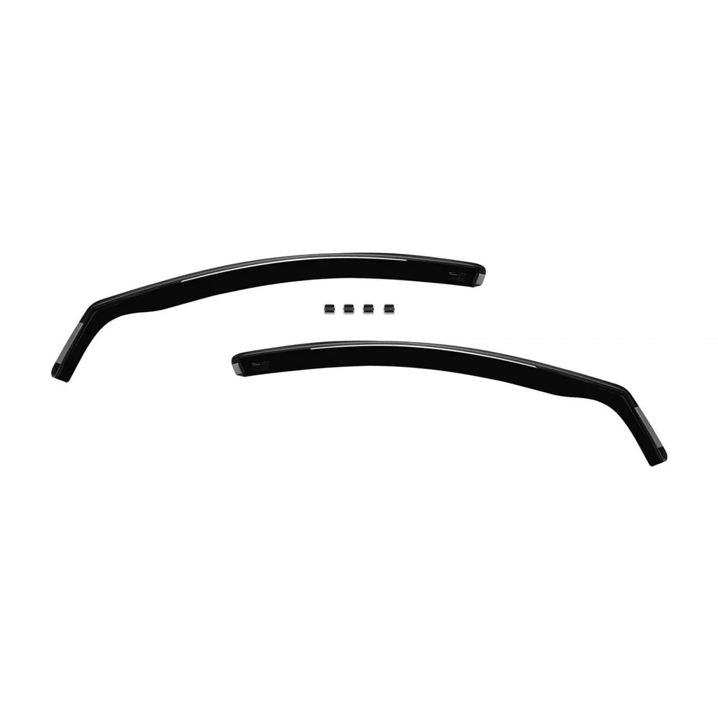 Set deflettori anteriori e posteriori per Opel Insignia A berlina, hatchback 2009-2017, con 4 porte, scuro fumé, 4 pezzi