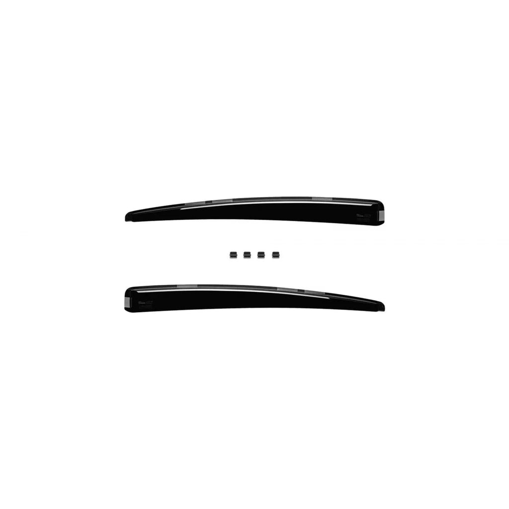 Set deflettori anteriori e posteriori per Opel Insignia A berlina, hatchback 2009-2017, con 4 porte, scuro fumé, 4 pezzi