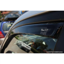 Carica l'immagine nel visualizzatore di Gallery, Set deflettori anteriori e posteriori per Opel Vectra C berlina 2002-2008, con 4 porte, scuro fumé, 4 pezzi