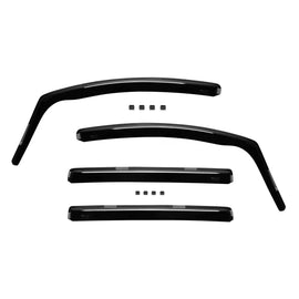 Set deflettori anteriori e posteriori per Opel Zafira B 2005-2011, con 5 porte, scuro fumé, 4 pezzi