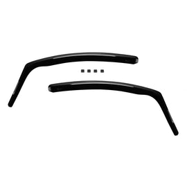 Set deflettori anteriori e posteriori per Opel Zafira B 2005-2011, con 5 porte, scuro fumé, 4 pezzi