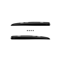 Set deflettori anteriori e posteriori per Peugeot 207 hatchback 2006-2014, con 5 porte, scuro fumé, 4 pezzi