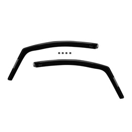 Set deflettori anteriori e posteriori per Peugeot 208 2012-2019, con 5 porte, scuro fumé, 4 pezzi