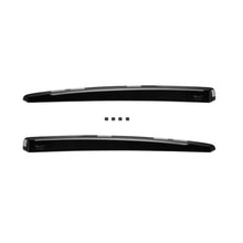 Carica l'immagine nel visualizzatore di Gallery, Set deflettori anteriori e posteriori per Peugeot 208 2012-2019, con 5 porte, scuro fumé, 4 pezzi