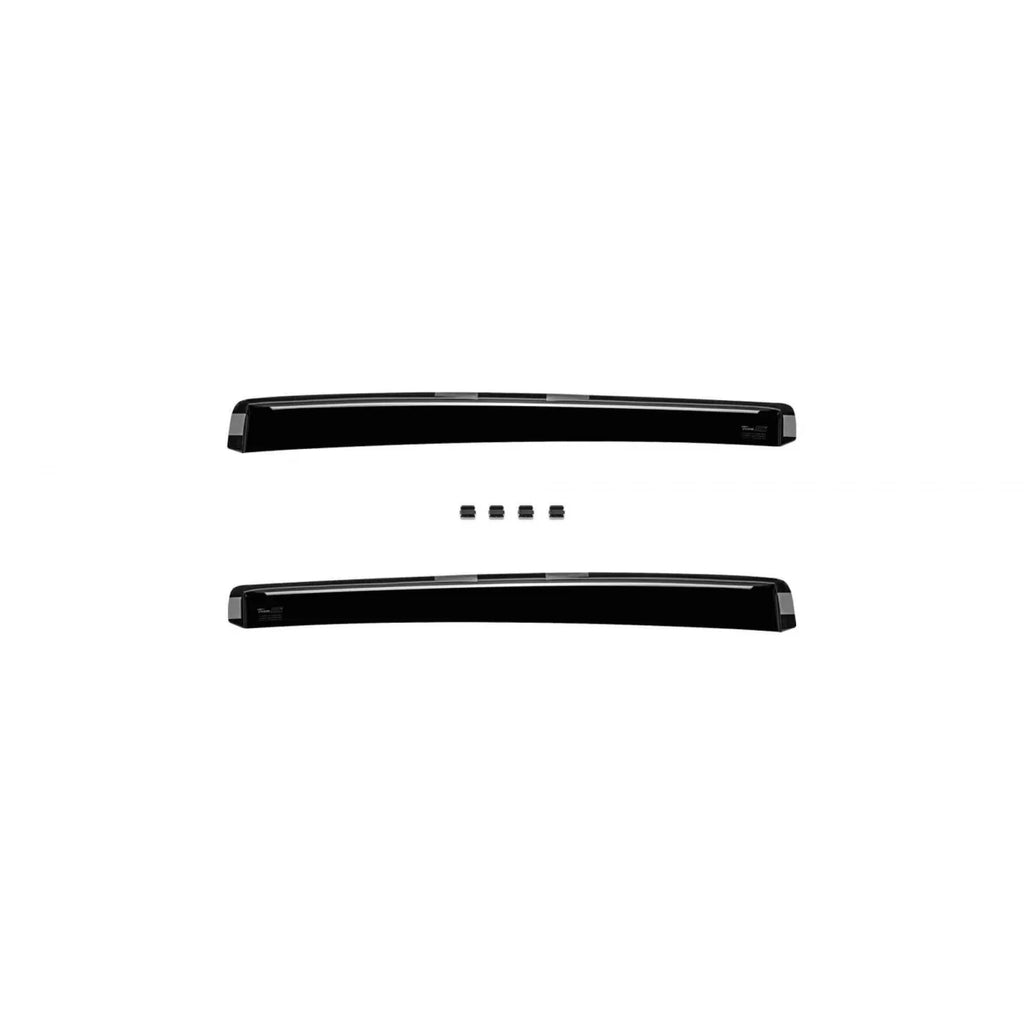 Set deflettori anteriori e posteriori per Peugeot 3008 2009-2015, con 5 porte, scuro fumé, 4 pezzi