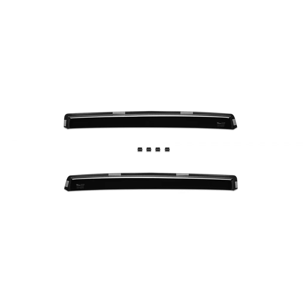 Set deflettori anteriori e posteriori per Peugeot 307 station wagon 2001-2007, con 5 porte, scuro fumé, 4 pezzi