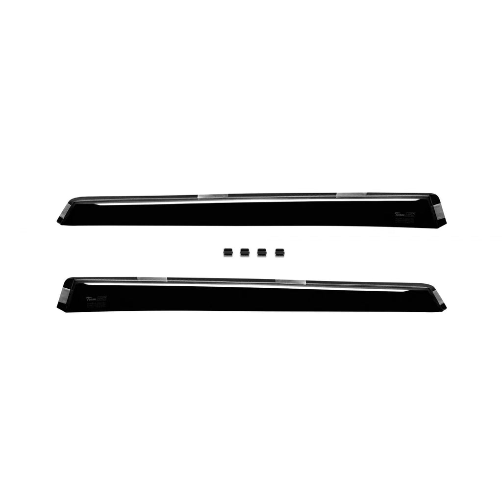 Set deflettori anteriori e posteriori per Peugeot 308 station wagon 2008-2013, con 5 porte, scuro fumé, 4 pezzi